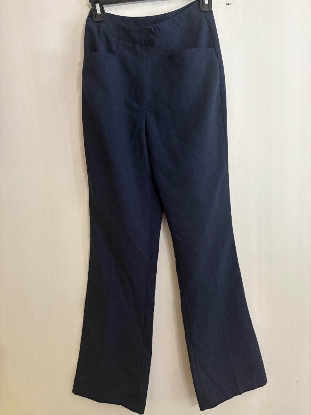 Vintage 1990s RAVE CITY Navy Blue Flaired Dress Slacks - Size 3